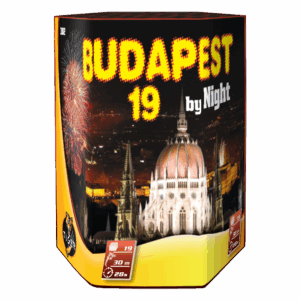 Budapest by Night tűzijáték telep – 19 lövés, F2 kategóriás