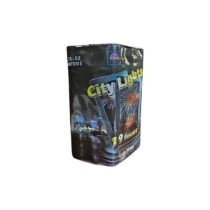 City Lights tűzijáték telep 19 lövéssel, 30 mm kaliberrel, Fireshow márkától