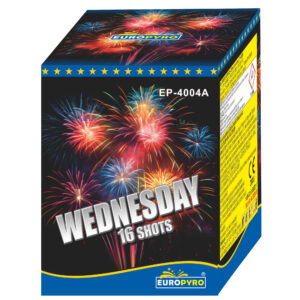 Wednesday tűzijáték telep 16 lövés, 25 mm, F2