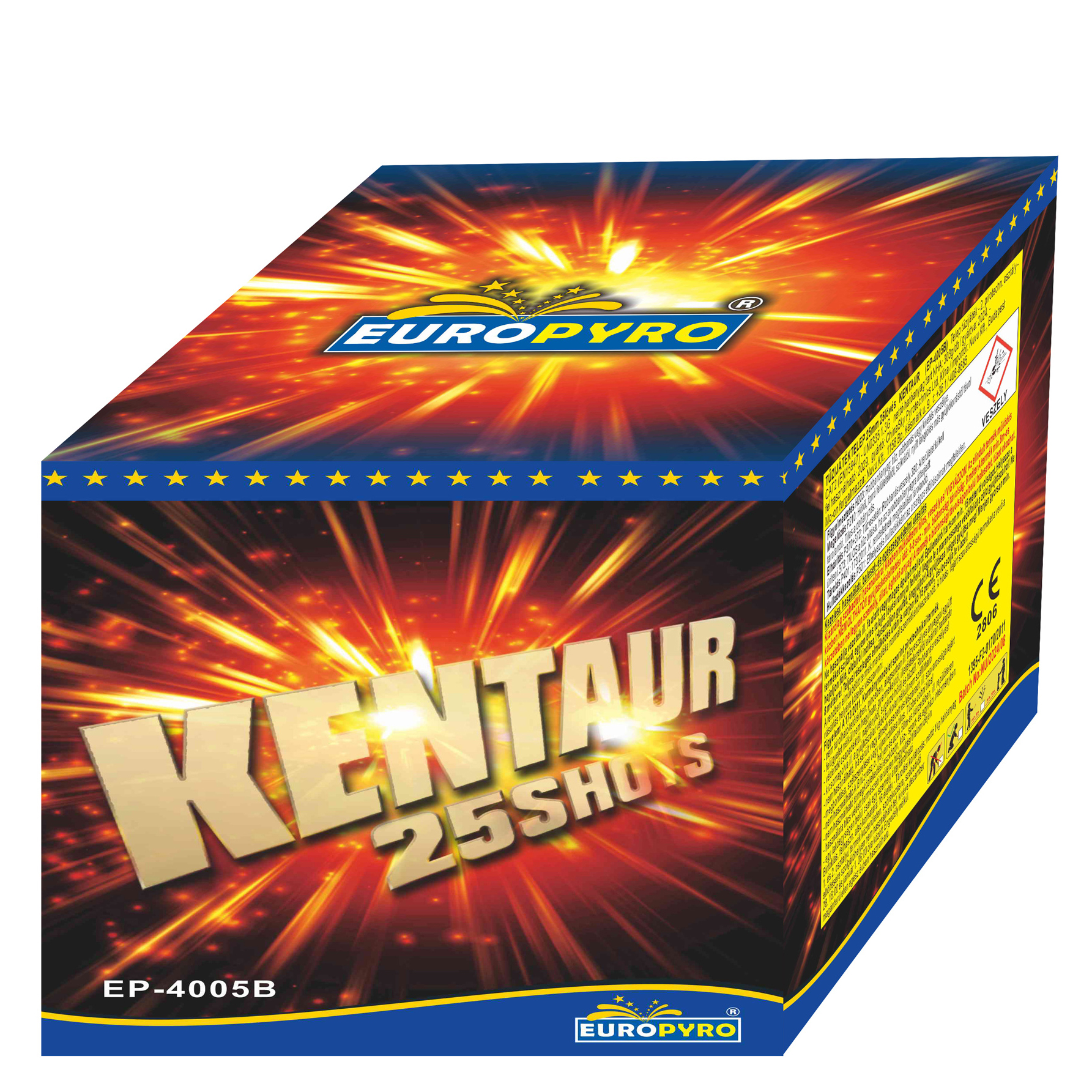 Kentaur tűzij&aacute;t&eacute;k telep &ndash; 35 l&ouml;v&eacute;s, 25 mm, F2