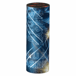 Blue Laser szikraszökőkút – arany szikra és kék csillaghatás, 50 másodperc, F2 kategória