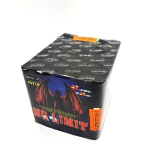 No Limit tűzijáték telep, 42 lövéses , 25 mm, F2