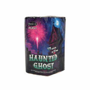 Haunted Ghost tűzijáték telep 19 lövéssel, 30 mm kaliberrel, Fireshow minőségben