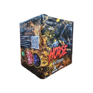 Horse tűzijáték telep 30 lövéssel, 25 mm kaliberrel, Fireshow márkától