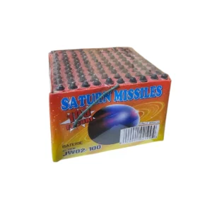 Saturn Missiles tűzijáték telep 100 lövéssel, 8 mm kaliberrel, Fireshow márkától