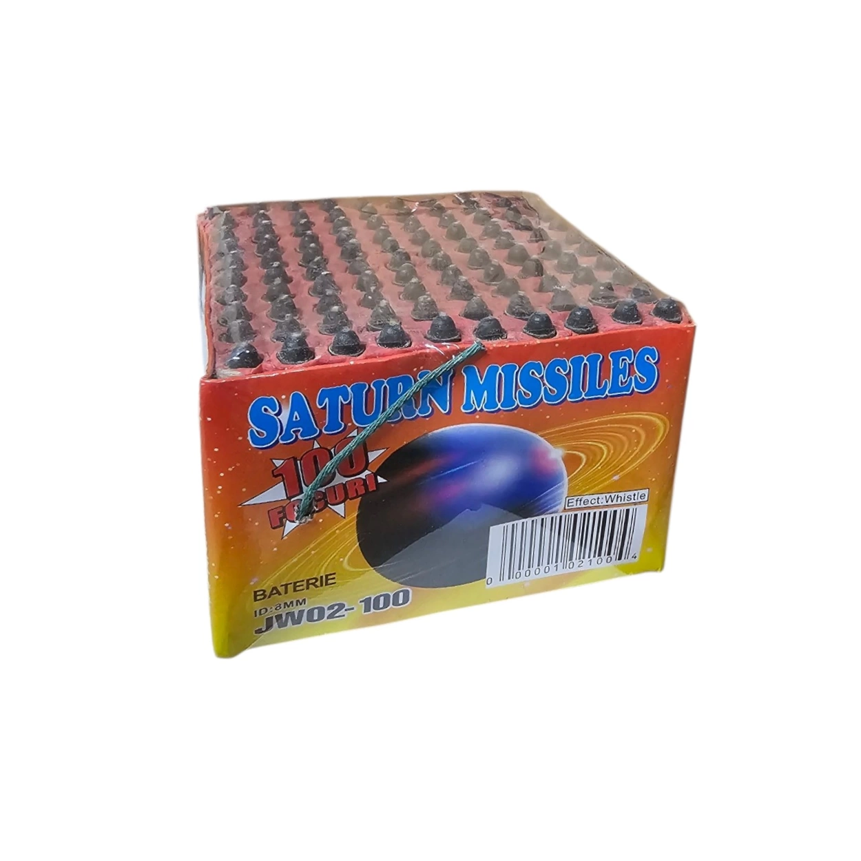 Saturn Missiles tűzij&aacute;t&eacute;k telep 100 l&ouml;v&eacute;ssel, 8 mm kaliberrel, Fireshow m&aacute;rk&aacute;t&oacute;l