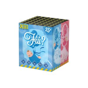 tűzijáték fiú telep, kék színű papír csomagolásban